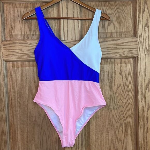 JOLEFILLE Women Sports Color Block One Piece Swimsuit *NWOT* - Picture 5 of 8